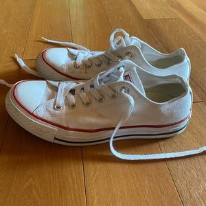 White Converse Sneakers - Womens’ Size 7